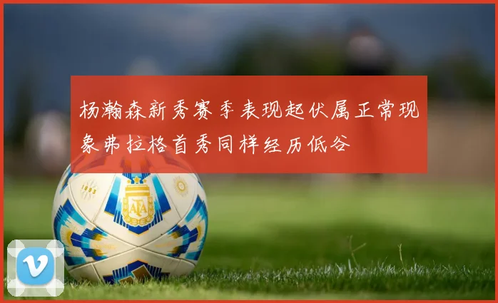 杨瀚森新秀赛季表现起伏属正常现象弗拉格首秀同样经历低谷
